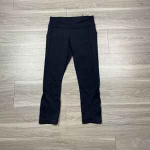 Lululemon Leggings Womens 4 Black Running Gym Active Training Lightweight